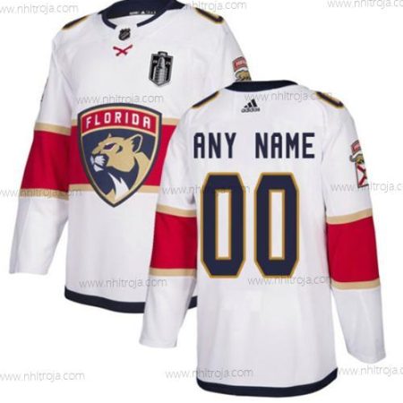 Herrar Florida Panthers Skräddarsydda Active Player Vit 2023 Stanley Cup Final Stitched Tröjor