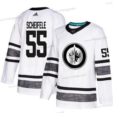 Herrar Jets #55 Mark Scheifele Vit Autentisk 2019 All-Star Stitched Hockey Tröjor