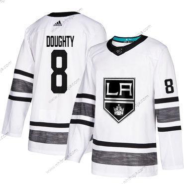 Herrar Kings #8 Drew Doughty Vit Autentisk 2019 All-Star Stitched Hockey Tröjor