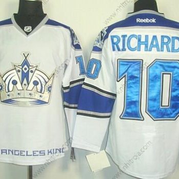 Herrar Los Angeles Kings #10 Mike Richards Vit Tredje tröjan Tröjor