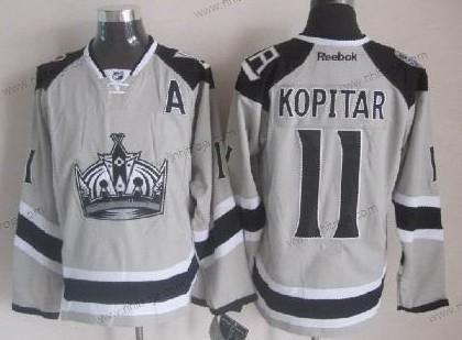 Herrar Los Angeles Kings #11 Anze Kopitar 2014 Stadium Series Grå Tröjor