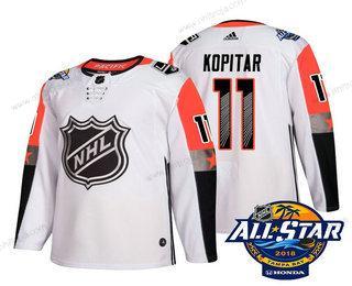 Herrar Los Angeles Kings #11 Anze Kopitar Vit 2018 NHL All-Star Stitched Ice Hockey Tröjor