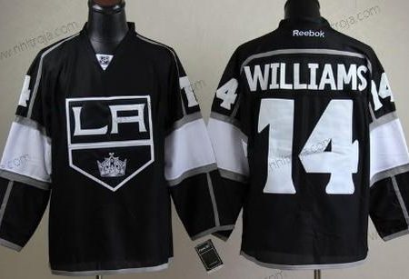 Herrar Los Angeles Kings #14 Justin Williams Svart Tröjor