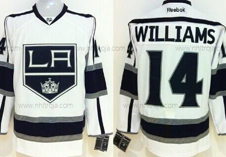 Herrar Los Angeles Kings #14 Justin Williams Vit Tröjor