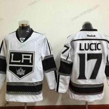 Herrar Los Angeles Kings #17 Milan Lucic Vit Tröjor