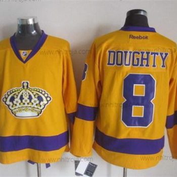 Herrar Los Angeles Kings #8 Drew Doughty Gul Tröjor