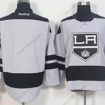 Herrar Los Angeles Kings Blank Grå Alternativ Stitched NHL 2016-17 Reebok Hockey Tröjor