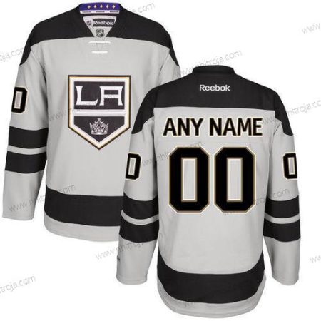 Herrar Los Angeles Kings Skräddarsydda Grå Alternativ Stitched NHL Reebok Hockey Tröjor