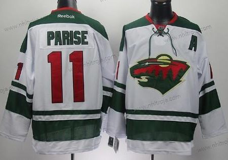 Herrar Minnesota Wild #11 Zach Parise 2014 Vit Tröjor