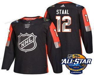 Herrar Minnesota Wild #12 Eric Staal Svart 2018 NHL All-Star Stitched Ice Hockey Tröjor