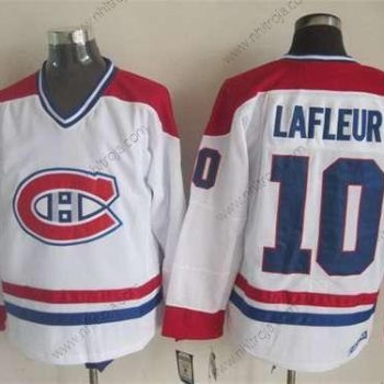 Herrar Montreal Canadiens #10 Guy Lafleur Vit CCM Vintage Tröjor