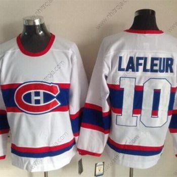 Herrar Montreal Canadiens #10 Guy Lafleur Vit Retro CCM Tröjor