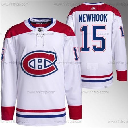 Herrar Montreal Canadiens #15 Alex Newhook Vit Stitched Tröjor