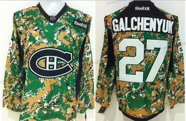 Herrar Montreal Canadiens #27 Alex Galchenyuk 2014 Camo Tröjor