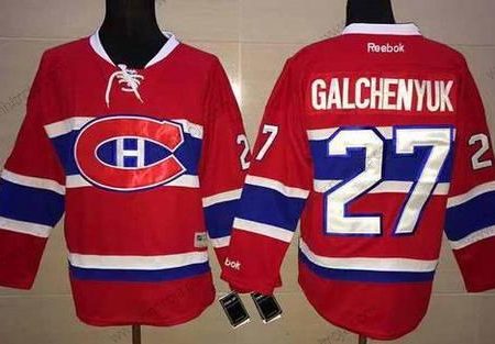 Herrar Montreal Canadiens #27 Alex Galchenyuk Reebok Röd 2015-16 Premier NHL Hemma Tröjor