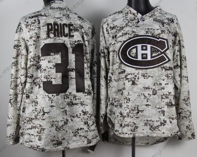 Herrar Montreal Canadiens #31 Carey Price Vit Camo Tröjor