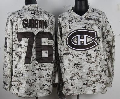 Herrar Montreal Canadiens #76 P.K. Subban Vit Camo Tröjor