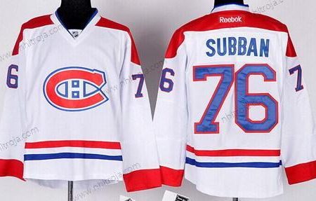 Herrar Montreal Canadiens #76 P.K. Subban Vit Tröjor