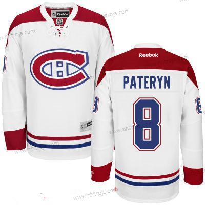 Herrar Montreal Canadiens #8 Greg Pateryn Reebok Vit Premier Skräddarsydda Hemma Tröjor