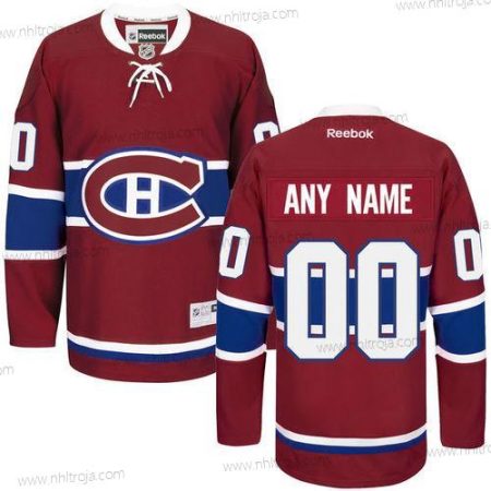 Herrar Montreal Canadiens Skräddarsydda Röd Stitched NHL 2016 Reebok Hockey Hemma Tröjor