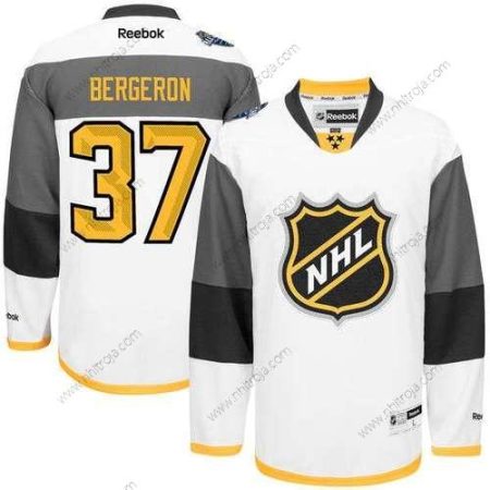 Herrar NHL #37 Patrice Bergeron Reebok 2016 All-Star Premier Vit Tröjor