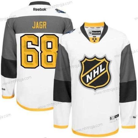 Herrar NHL #68 Jaromir Jagr Reebok Vit 2016 All-Star Premier Tröjor