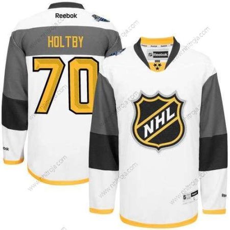 Herrar NHL #70 Braden Holtby Vit 2016 All-Star Premier Tröjor