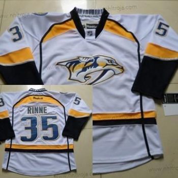 Herrar Nashville Predators #35 Pekka Rinne Vit Tröjor