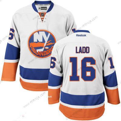 Herrar New York Islanders #16 Andrew Ladd Vit Hockey Stitched NHL Borta Tröjor