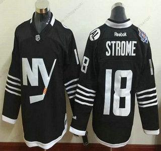 Herrar New York Islanders #18 Ryan Strome 2015 Reebok Svart Premier Alternativ Tröjor