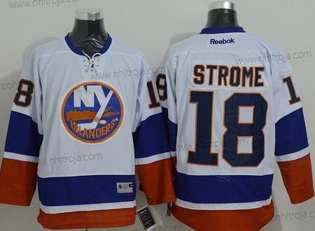 Herrar New York Islanders #18 Ryan Strome Vit Tröjor