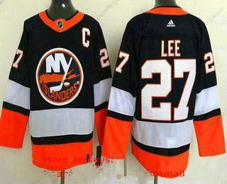 Herrar New York Islanders #27 Anders Lee Marin 2021 Omvänd Retro Autentisk Tröjor