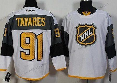 Herrar New York Islanders #91 John Tavares Reebok Vit 2016 NHL All-Star Premier Tröjor