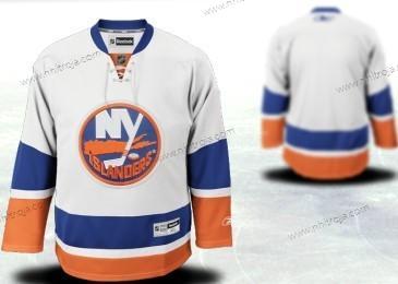 Herrar New York Islanders Skräddarsydda Vit Tredje tröjan Tröjor