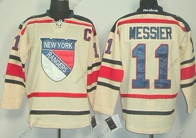 Herrar New York Rangers #11 Mark Messier 2012 Vinter Klassisk Grädde Tröjor