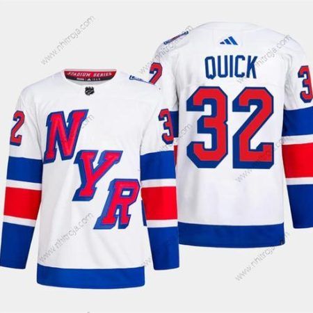 Herrar New York Rangers #32 Jonathan Quick Vit 2024 Stadium Series Stitched Tröjor