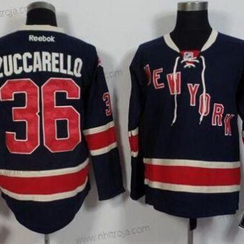 Herrar New York Rangers #36 Mats Zuccarello Svart Reebok Tredje tröjan 85Th Tröjor