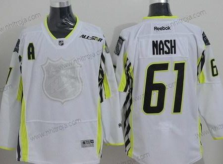 Herrar New York Rangers #61 Rick Nash 2015 All-Stars Vit Tröjor