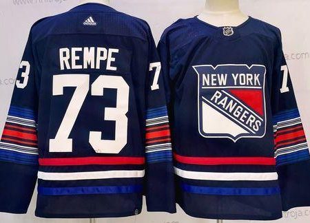 Herrar New York Rangers #73 Matt Rempe Marin Alternativ Autentisk Tröjor