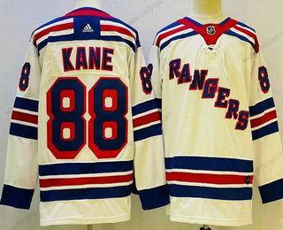 Herrar New York Rangers #88 Patrick Kane Vit Autentisk Tröjor