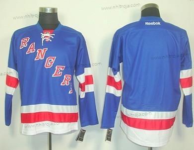 Herrar New York Rangers Blank Blå Tröjor