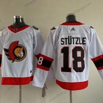 Herrar Ottawa Senators 18 Tim Stutzle Vit Stitched Tröjor