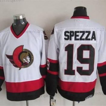 Herrar Ottawa Senators #19 Jason Spezza 1997-98 Vit CCM Vintage Tröjor