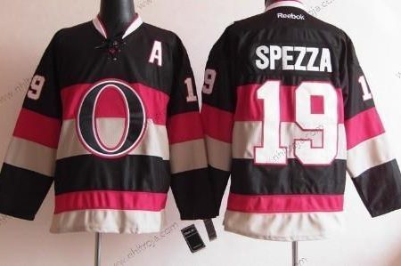 Herrar Ottawa Senators #19 Jason Spezza Svart Tredje tröjan Tröjor