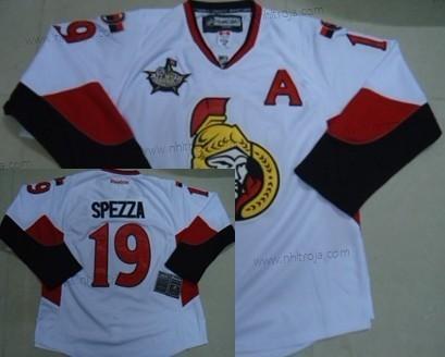 Herrar Ottawa Senators #19 Jason Spezza Vit 2012 All-Star Patch Tröjor