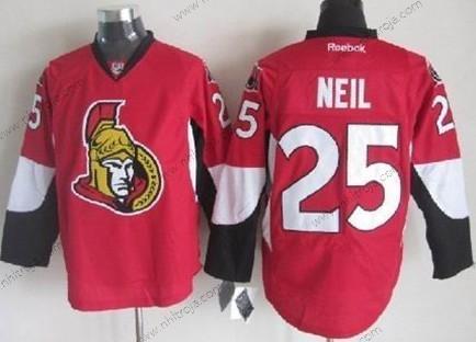 Herrar Ottawa Senators #25 Chris Neil Röd Tröjor