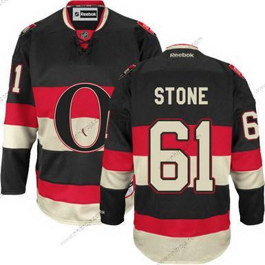 Herrar Ottawa Senators #61 Mark Stone Svart Tredje tröjan Tröjor