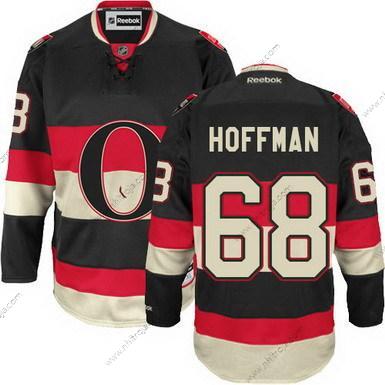 Herrar Ottawa Senators #68 Mike Hoffman Svart Tredje tröjan Tröjor