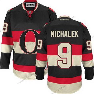 Herrar Ottawa Senators #9 Milan Michalek Svart Tredje tröjan Tröjor