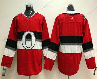 Herrar Ottawa Senators Blank Röd 2018 Vinter Klassisk Stitched NHL Hockey Tröjor